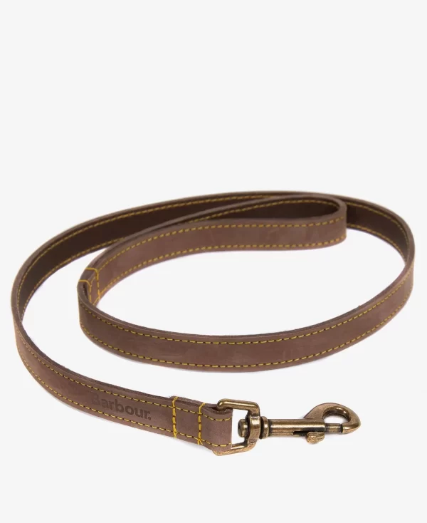 Barbour Leather Dog Lead Brown