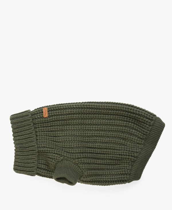 Barbour Saltburn Dog Jumper Olive - Imagen 2